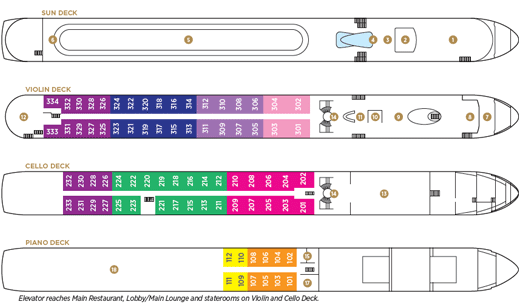 AMA Amaviola deck plan